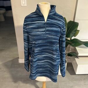 NEW Lands End women’s fleece quarter zip - XL